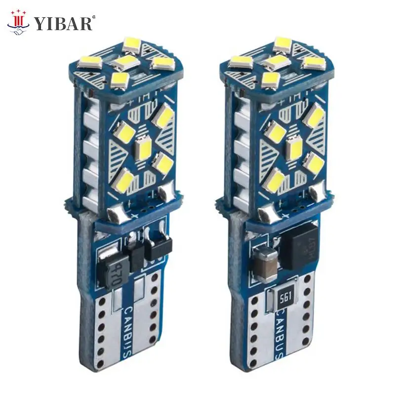 

2 шт., автомобисветильник светодиодные лампы T10 W5W 2016 15smd