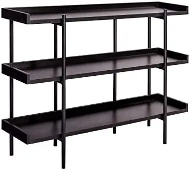 

Wood and Steel 3-Shelf Display, Cherry