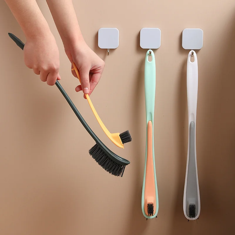 

New Double Sided Brush Toilet Cleaning In Household Multi Pack Bathroom Cleaner Scrubber Kit with Detachable Detail Clean Gadget