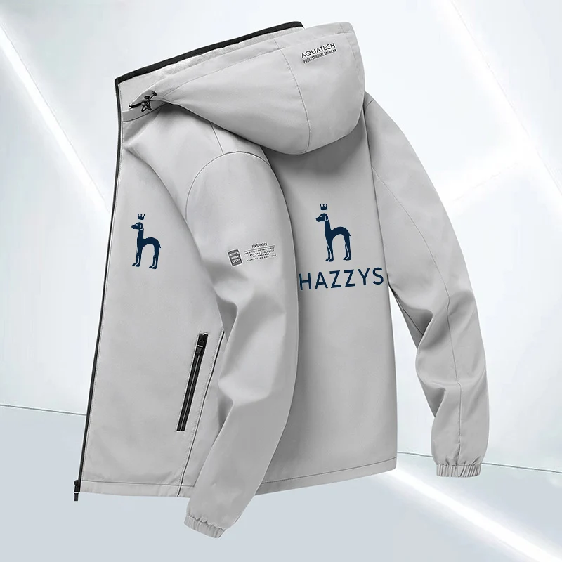 

2023 Autumn Men Jacket High Quality Printed Men's Outdoor Camping Jacket Hooded Windbreaker Premium Cycling Casual Sports Top