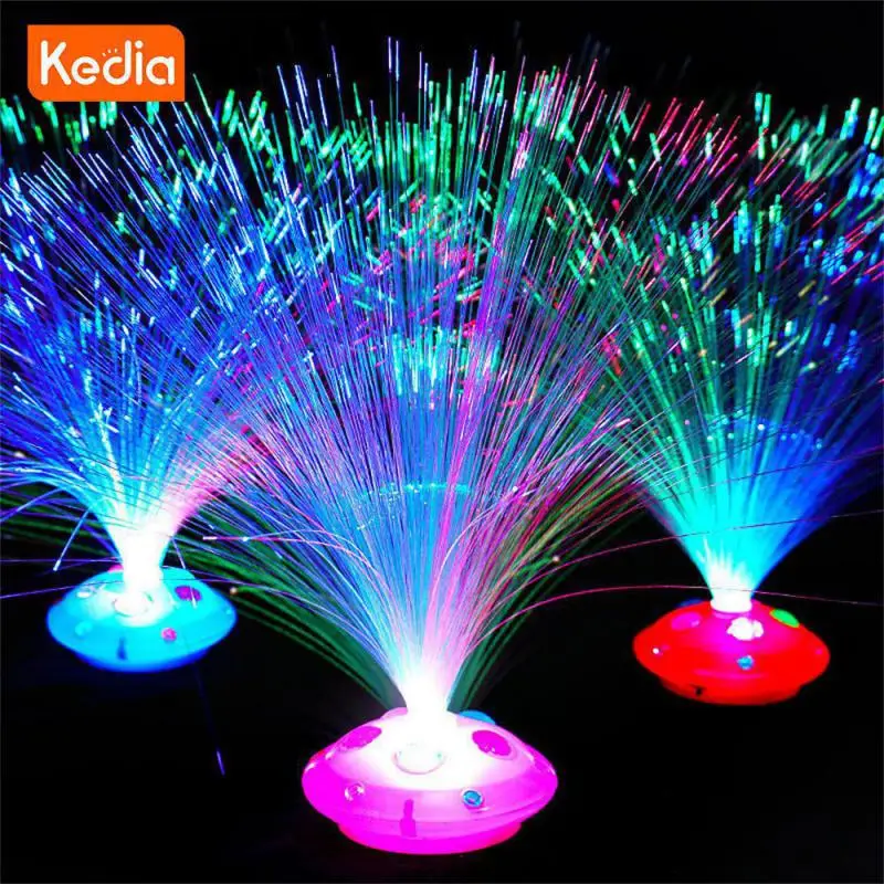 

Seven Color Flashing Night Light Beautiful In Colors Convenient Fiber Optic Lights Battery Not Included Abs Night Light Led Lamp