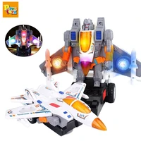 electric transforming deformation fighting aircraft plane action figures robot transformation airplane playset boys toys gift