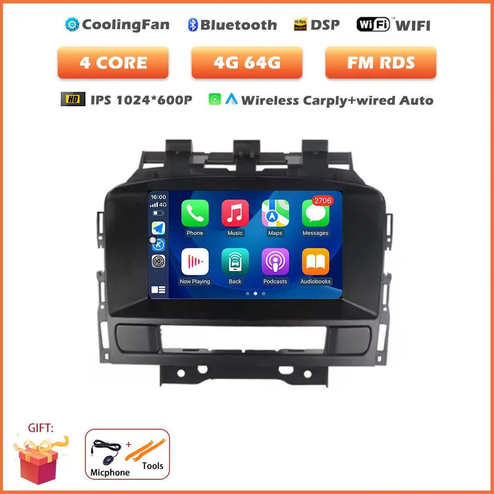 

7 "для Opel Astra J 2011-2014 Buick Excelle GT XT Радио Carplay Автомобильный мультимедийный плеер Интеллектуальная система Android Автоматическая навигация
