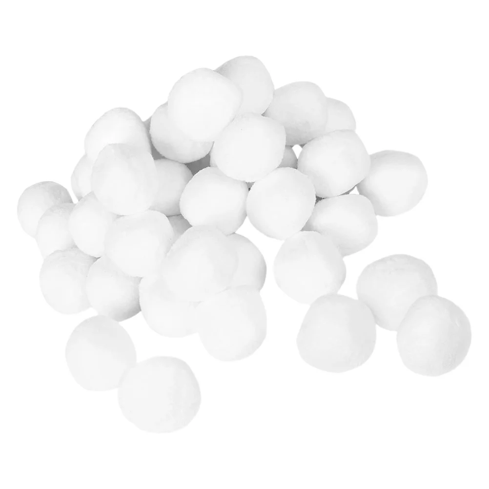 

5cm Realistic Fake Soft Snowball Indoor Snowball Game Fight Props Christmas Tree Hanging Ornaments Fun Winter Decoration