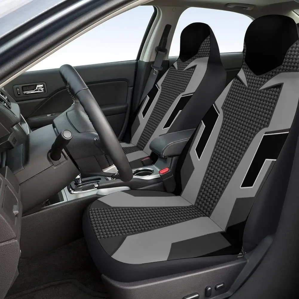 

Car Seat Cover Protector Polyester Wear-resistant Single Driver Seat Cushion Universal Low Back Interior Styling Auto Accessory