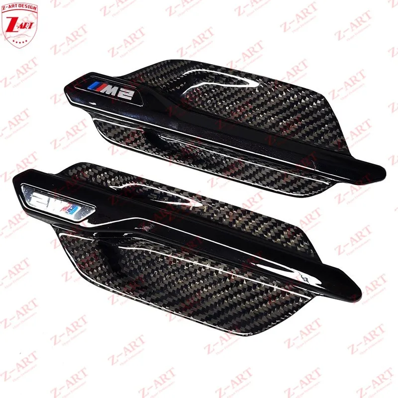 Z-ART M2 Side Badge For BMW F87 Carbon Fiber Fender Frim 2015-2022 | Body Kits