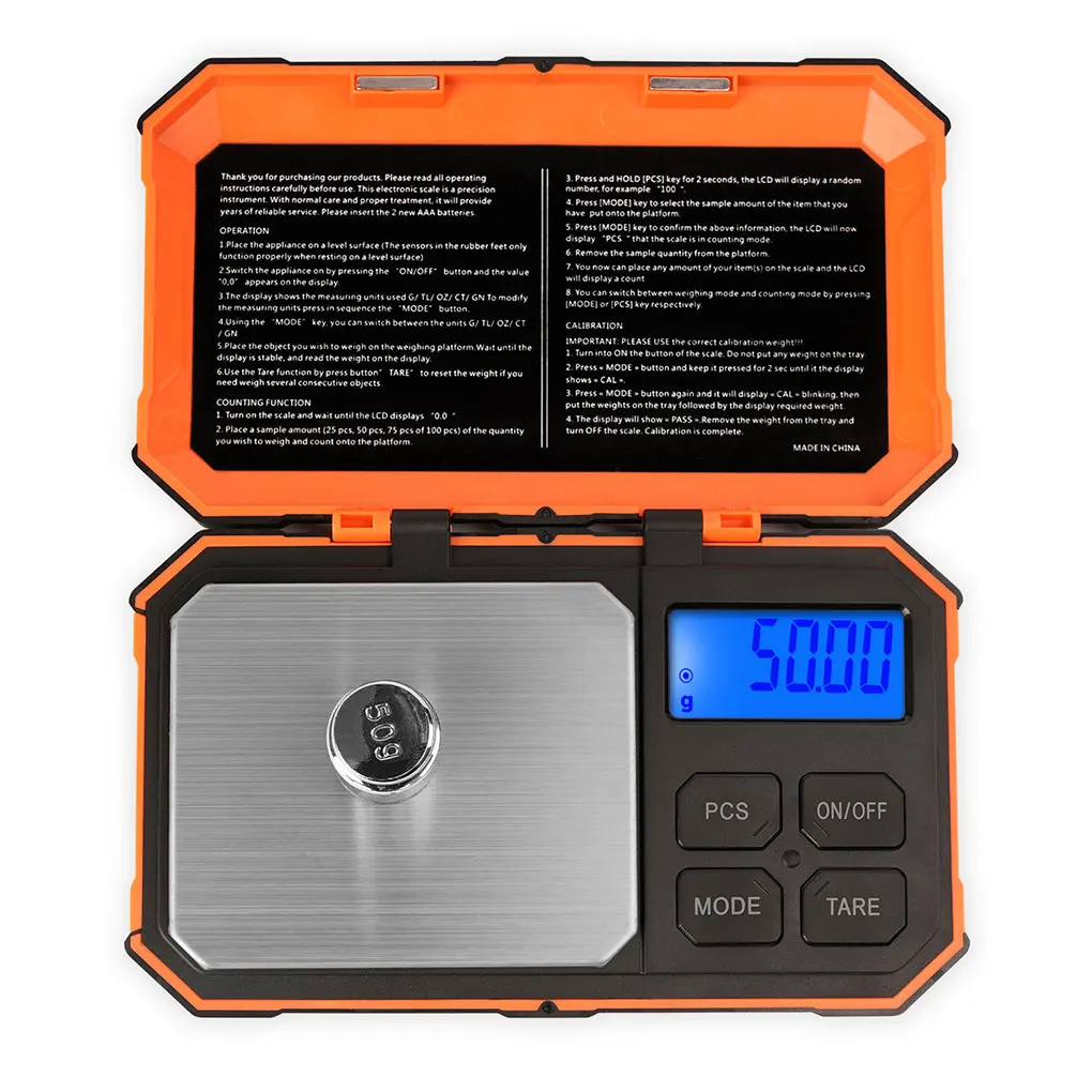 

Display Gram Digital Gadget High Scale 0 Weighing Scales 01g Jewelry Kitchen Precision Portable 500g Electronic