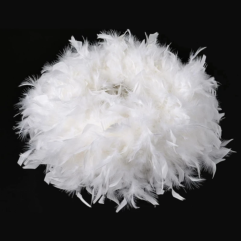 

White Feather Chandelier Lampshade For The Living Room Dining Room Bedroom Floor Lamp And Table Lamp Feather Lampshade
