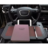 car steering wheel desk multifunctional portable car travel table coffee holder laptop computer rack and food steering wheel