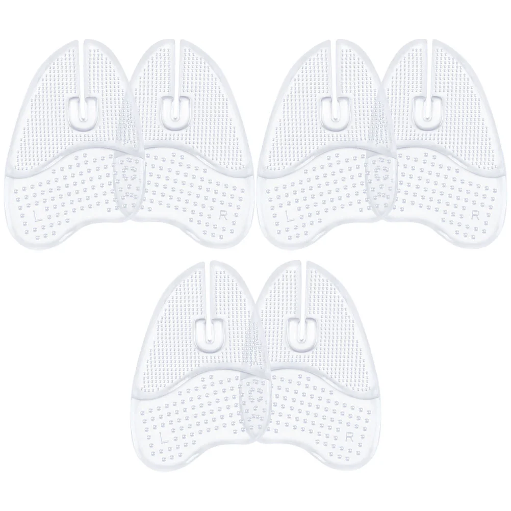 

3 Pairs of Metatarsal Pads for Flip-Flops Thong Sandals Ball of Foot Cushion Inserts Anti-Skid Forefoot Pads