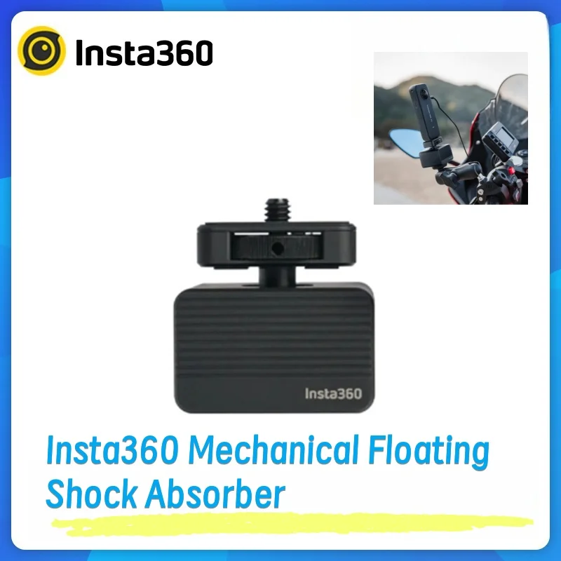 Фото Для уникального Insta360 ONE X4 X3 RS R механический демпфер вибрации 1/4 ''амортизатор для крепления камеры на руль мотоцикла №2