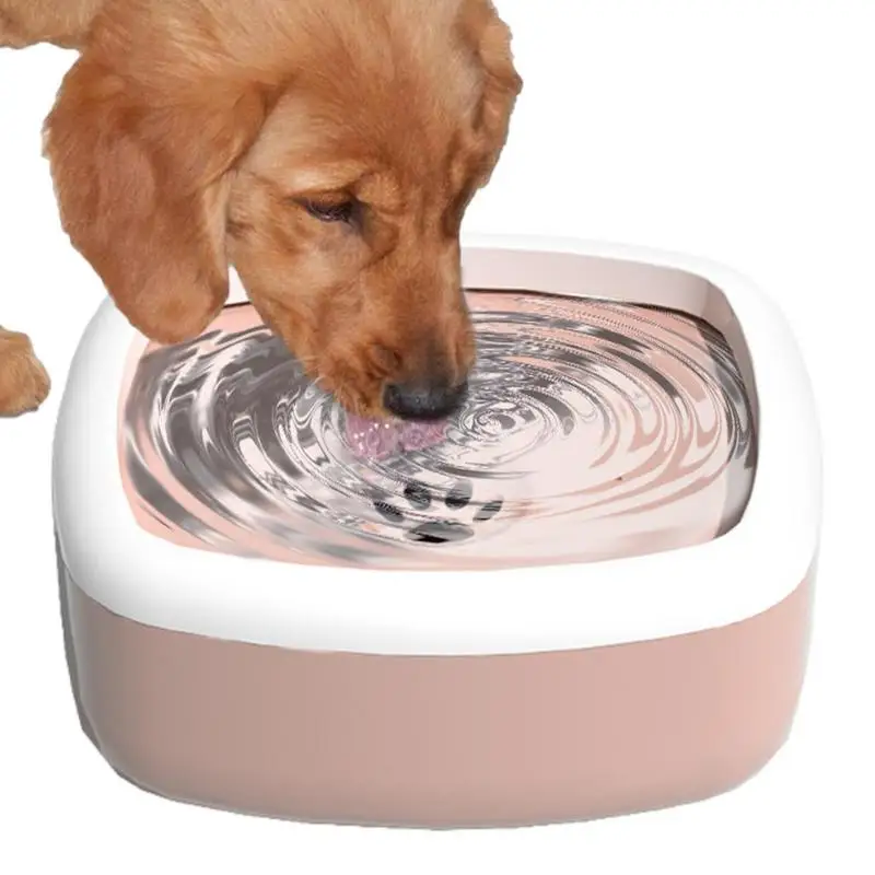 

Pet Floating Bowl Non-drip Dog Cat Drinker Portable Floating Bowl Water Drinker Not Sprinkler Water Dispenser Dog Bowl