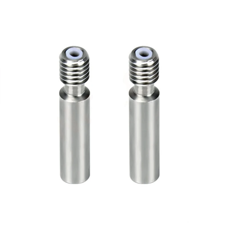 

2022 New 3D Printer Parts V6 Durable Alloy Heat Insulation Pipe Heat Break Throat Tube