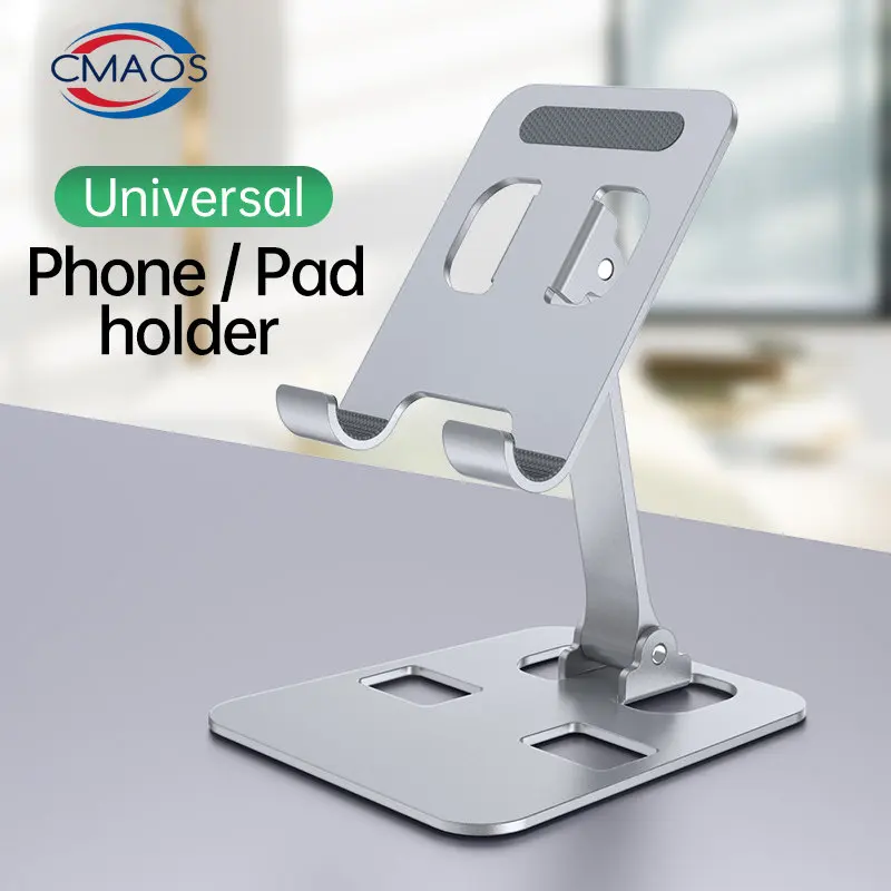 

Foldable Metal Desktop Mobile Phone Stand For iPad iPhone 13 X Smartphone Support Tablet Desk Cell Phone Portable Holder Bracket