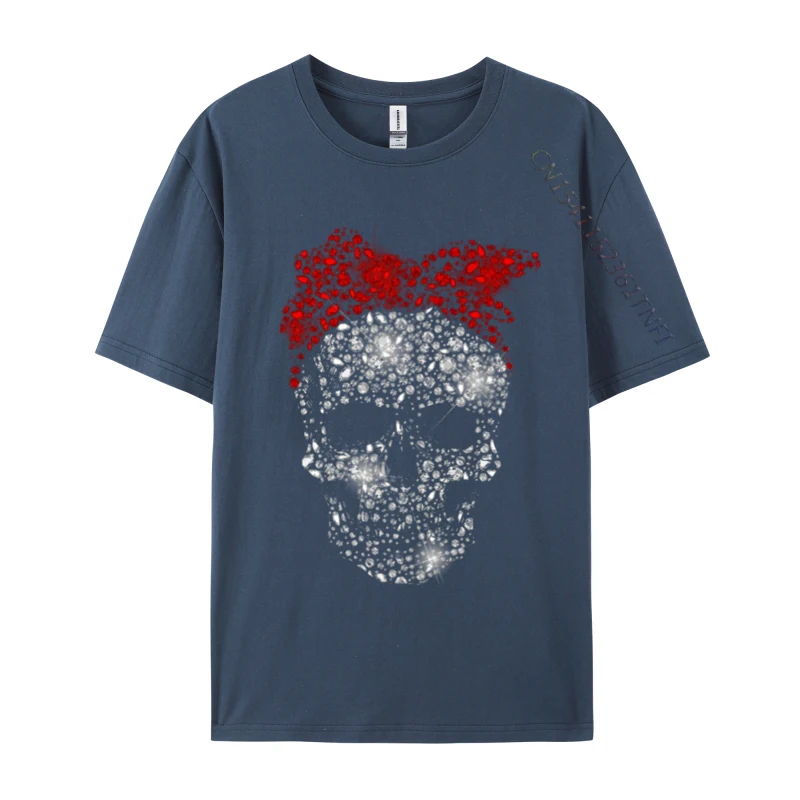 Skull T-Shirts Funny Winter New Men T Shirts O-Neck Men's Short Sleeve Tees 100% Cotton Harajuku Tops