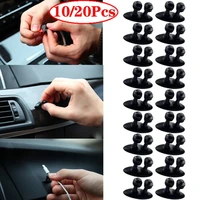 Car Mobile Phone Charger Cable Line Organizer Clip Clamp Self Adhesive Holder Manager Charger Auto Interior Clasp Accessories