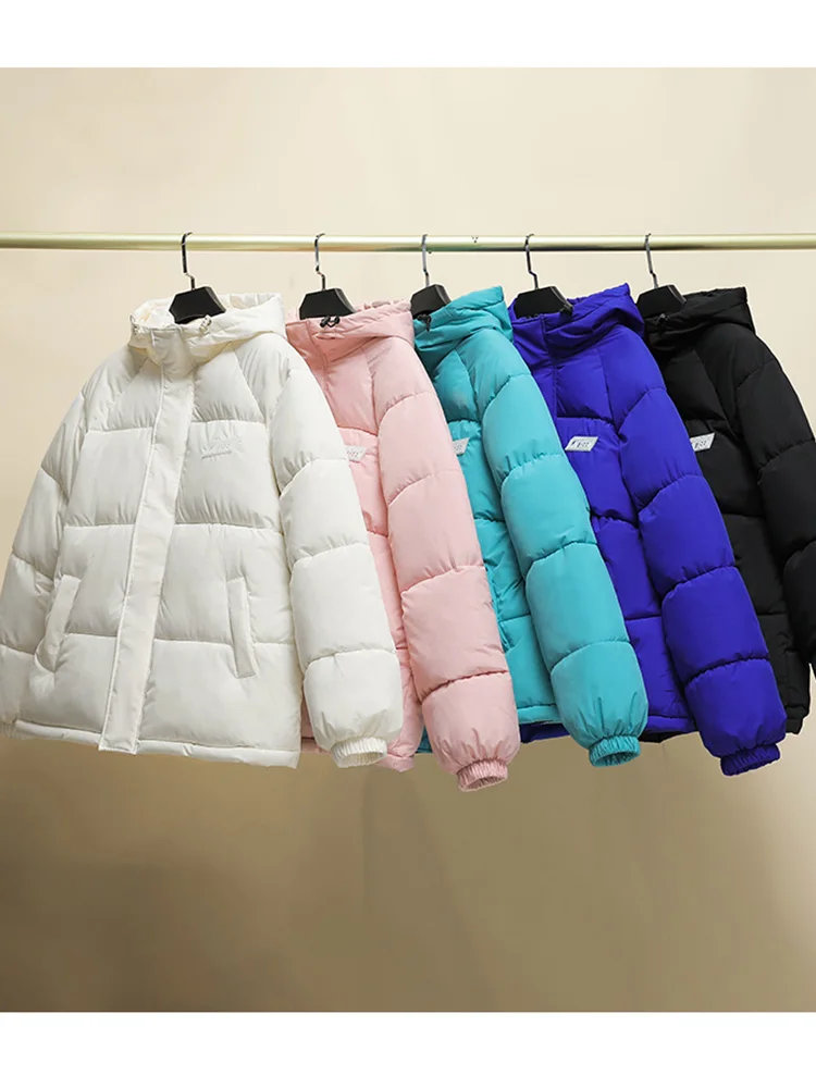 Winter Women Jacket Parkas Coat 2023 Casual Solid Thick Warm padded hooded Coat Female Winter Outwear Cold Jacket parkas enlarge
