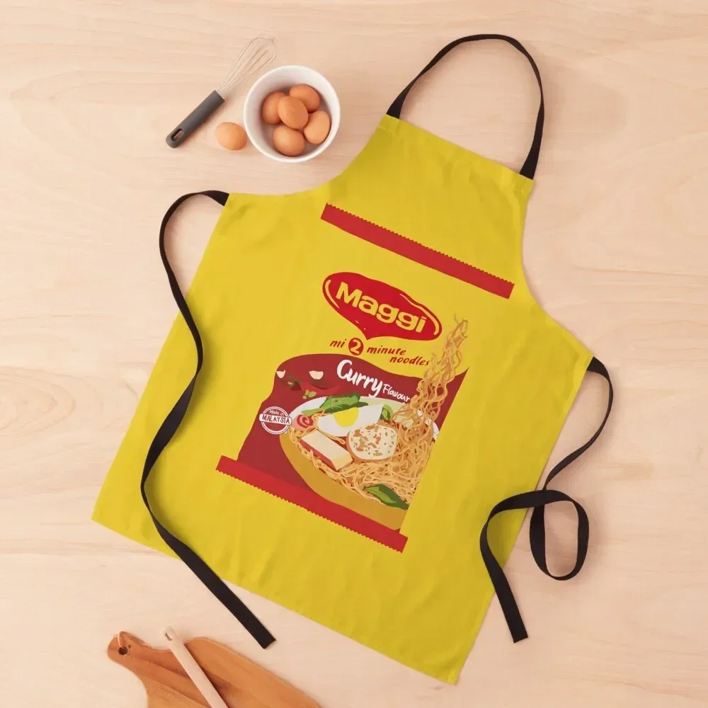 Sven Noodle 2-минутная упаковка: аромат карри Фартук Женский фартук для работы и дома