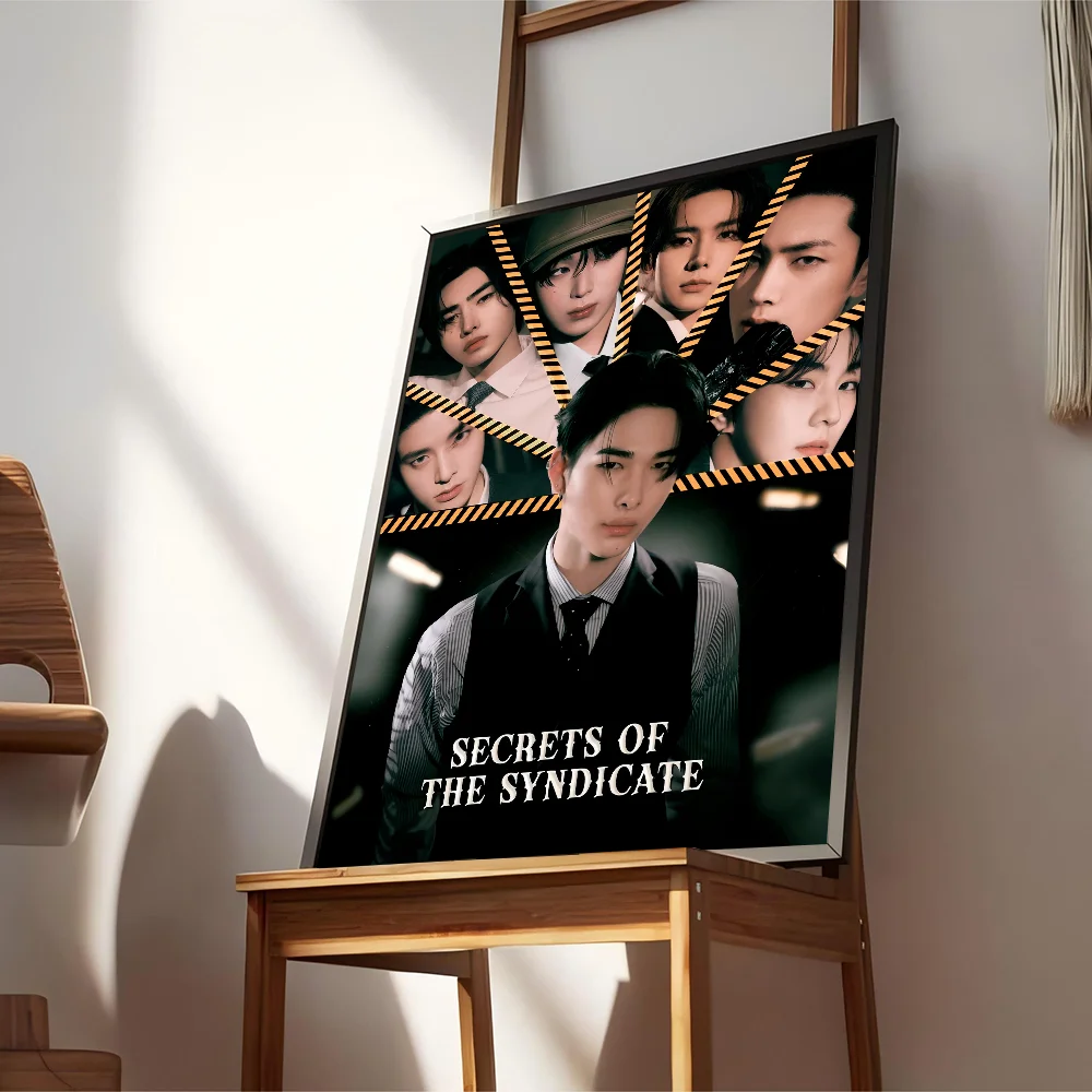 Kpop E-ENHYPENS классический аниме постер водостойкая бумажная наклейка кофейня бар