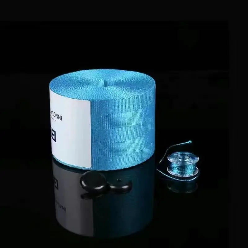 

48mm 3.6 Meter Safety Belt Polyester Universal Car Coloured Seat Belt Webbing