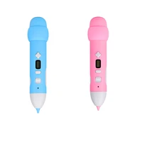 new intelligent charging 3d printing pen low temperature children 3d brush pen