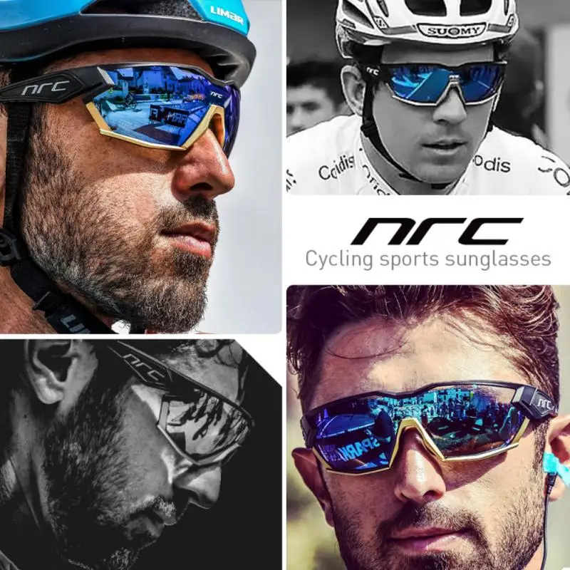 

NRC Men's Sunglasses Photochromic Cycling Sunglasses Bike Bicycle Fishing Hiking Sport MTB Outdoor Windproof Cycling Eyewear
