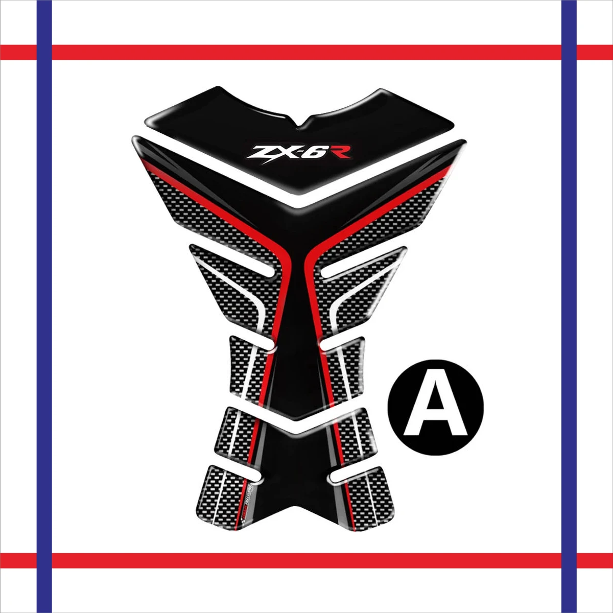3D мотоциклетный бак защитная наклейка чехол для KAWASAKI ZX6R ZX-6R ZX6 R ZX636