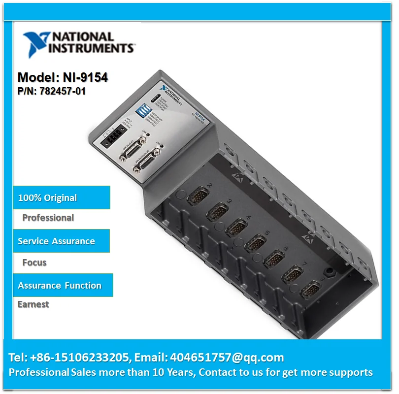 

NI 9154 782457-01 CompactRIO Chassis adds rugged, high-​performance I/​O to your PC-​based application or expands your CompactRI