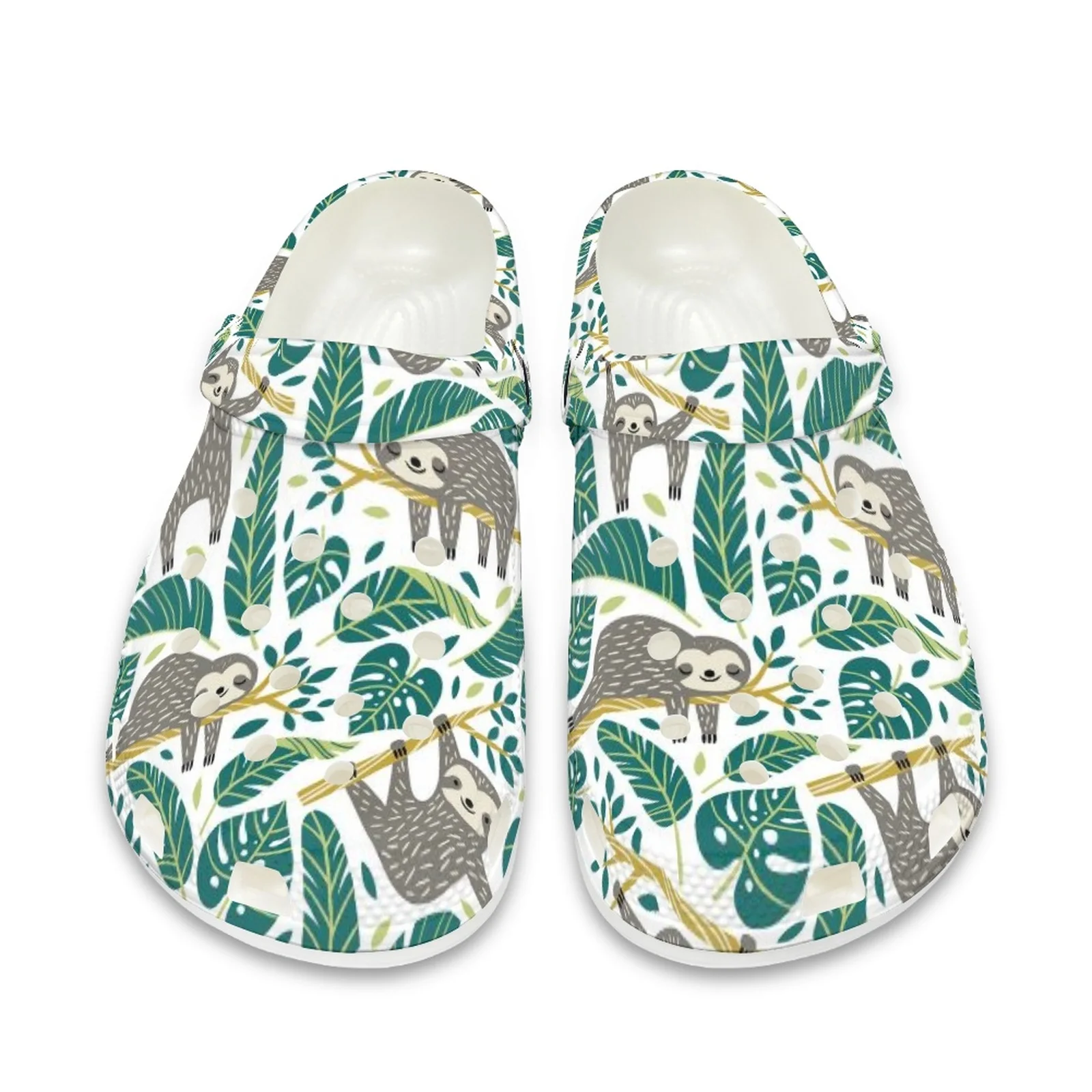 

Beliodome Funny Sloth Design Women Clogs Garden Shoes Lightweight Slip On Sandals Outdoor Walking Slippers Beach Sandalias Mujer