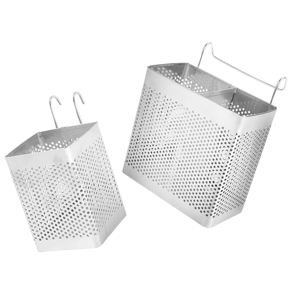 

Utensil Holderbasket Cutlery Drainer Flatware Drying Organizer Hanging Draining Kitchen Chopsticks Rack Silverware Container