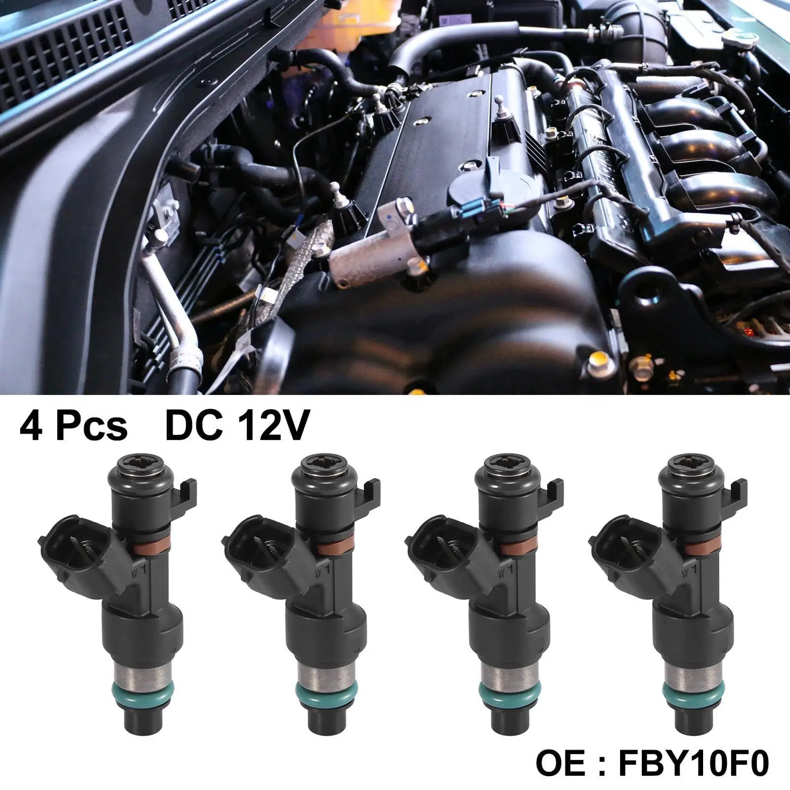 

FBY10F0 Fuel Injector Nozzle for Nissan Plastic Metal 18 Holes Disc