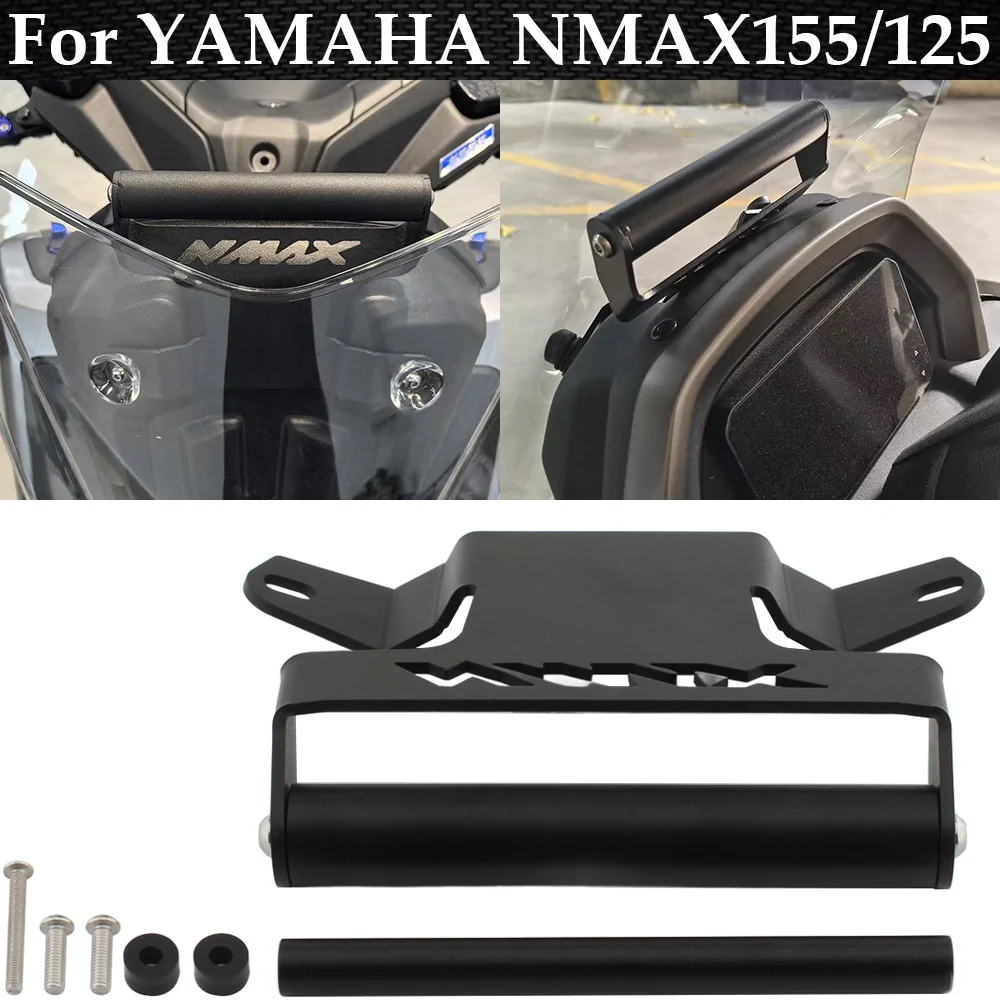 Фото Держатель для GPS-навигатора и мобильного телефона для YAMAHA NMAX155/125 2025-2026 №1