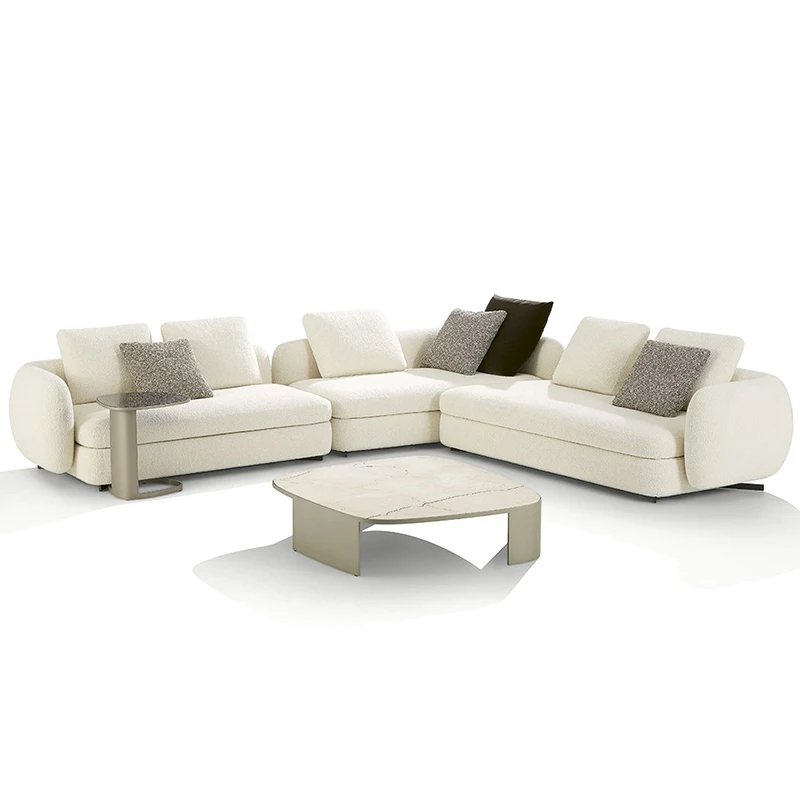 

Современный тканевый диван итальянская Роскошная маленькая гостиная ins скандинавский Роскошный дизайнерский облачный изогнутый диван