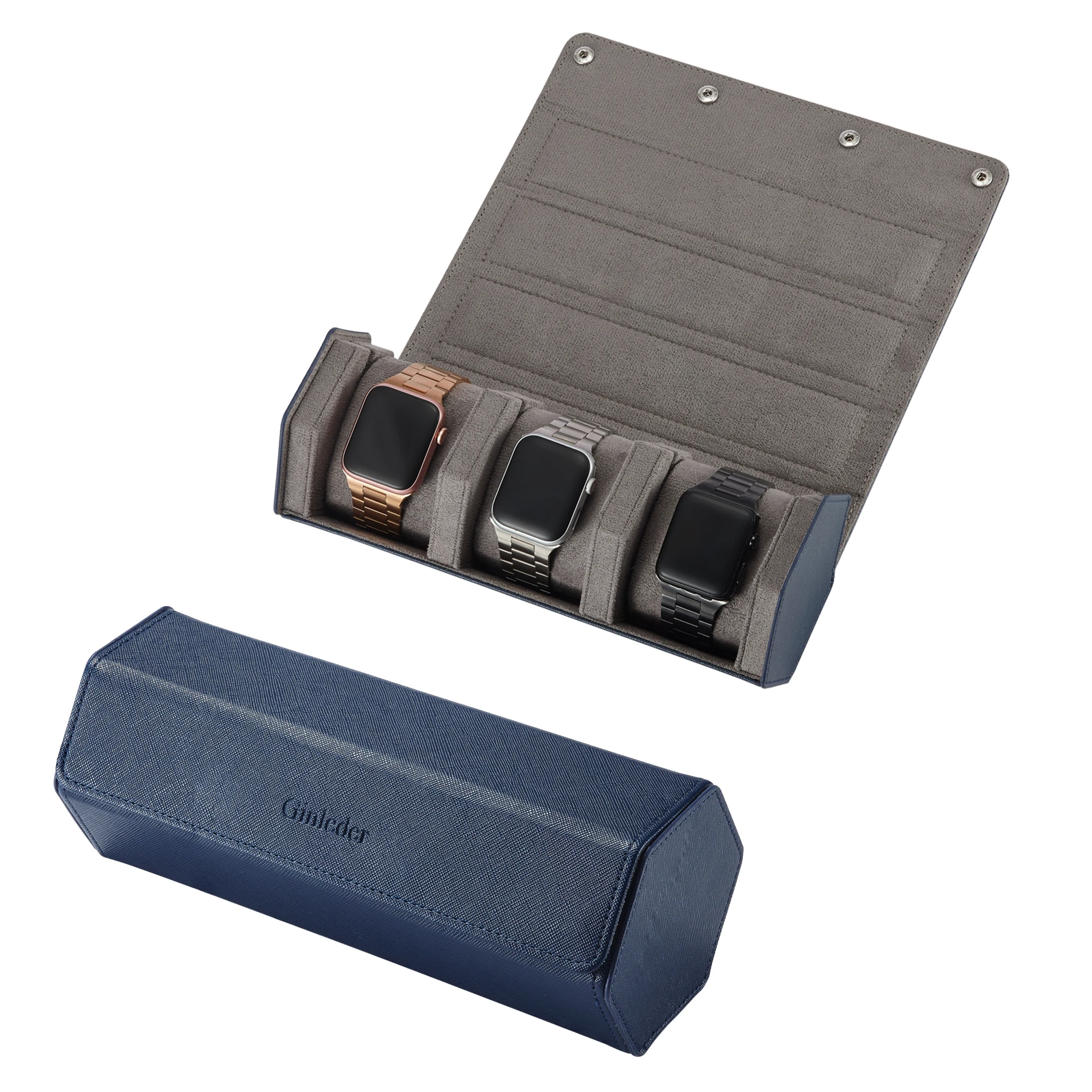 Кожаный чехол для часов PuWatch роскошная коробка дорожный Органайзер |