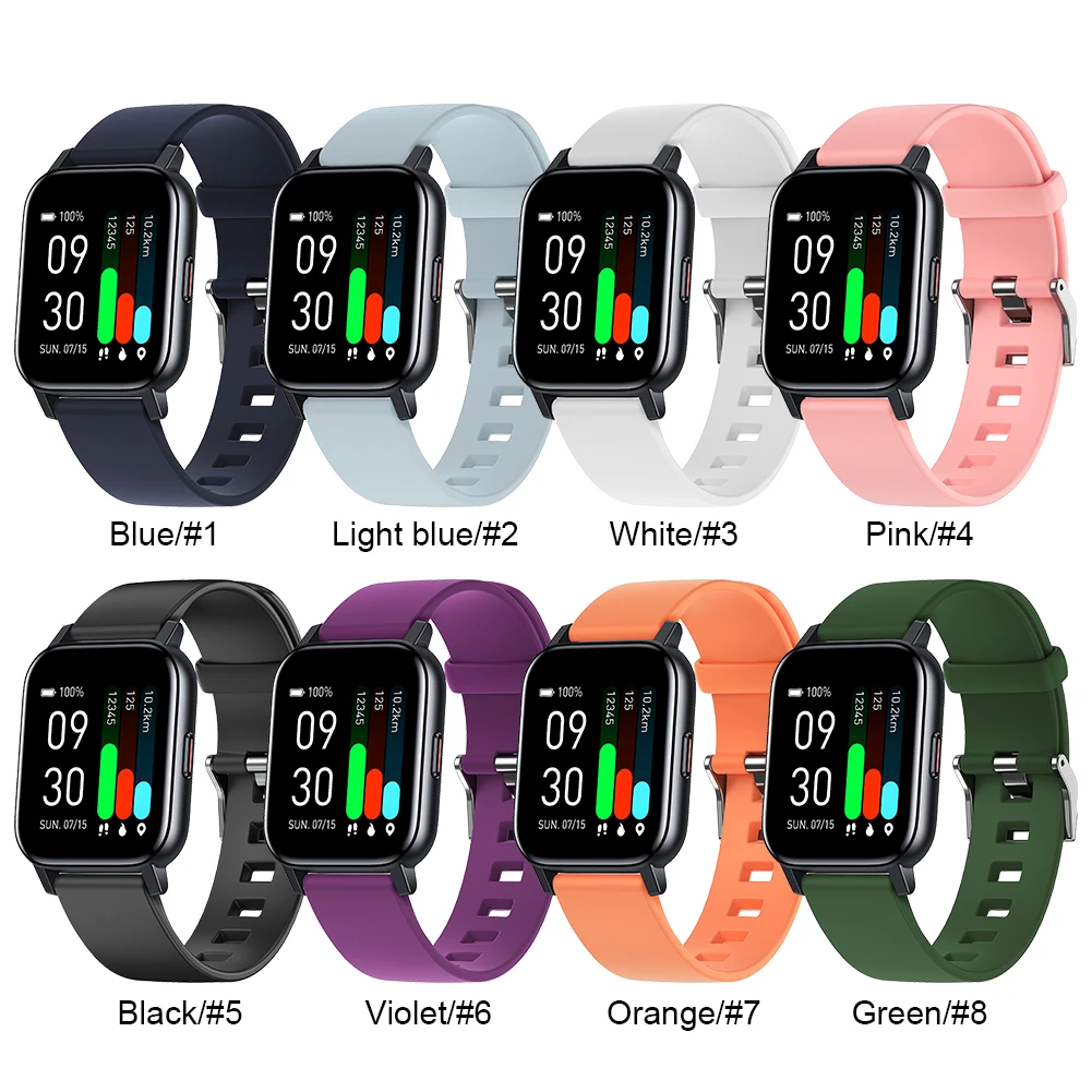 

2022 New Smart Watch Men Women Sport Fitness Tracker Heart Rate Sleep Monitoring Smart Clock Smartwatch for Android IOS