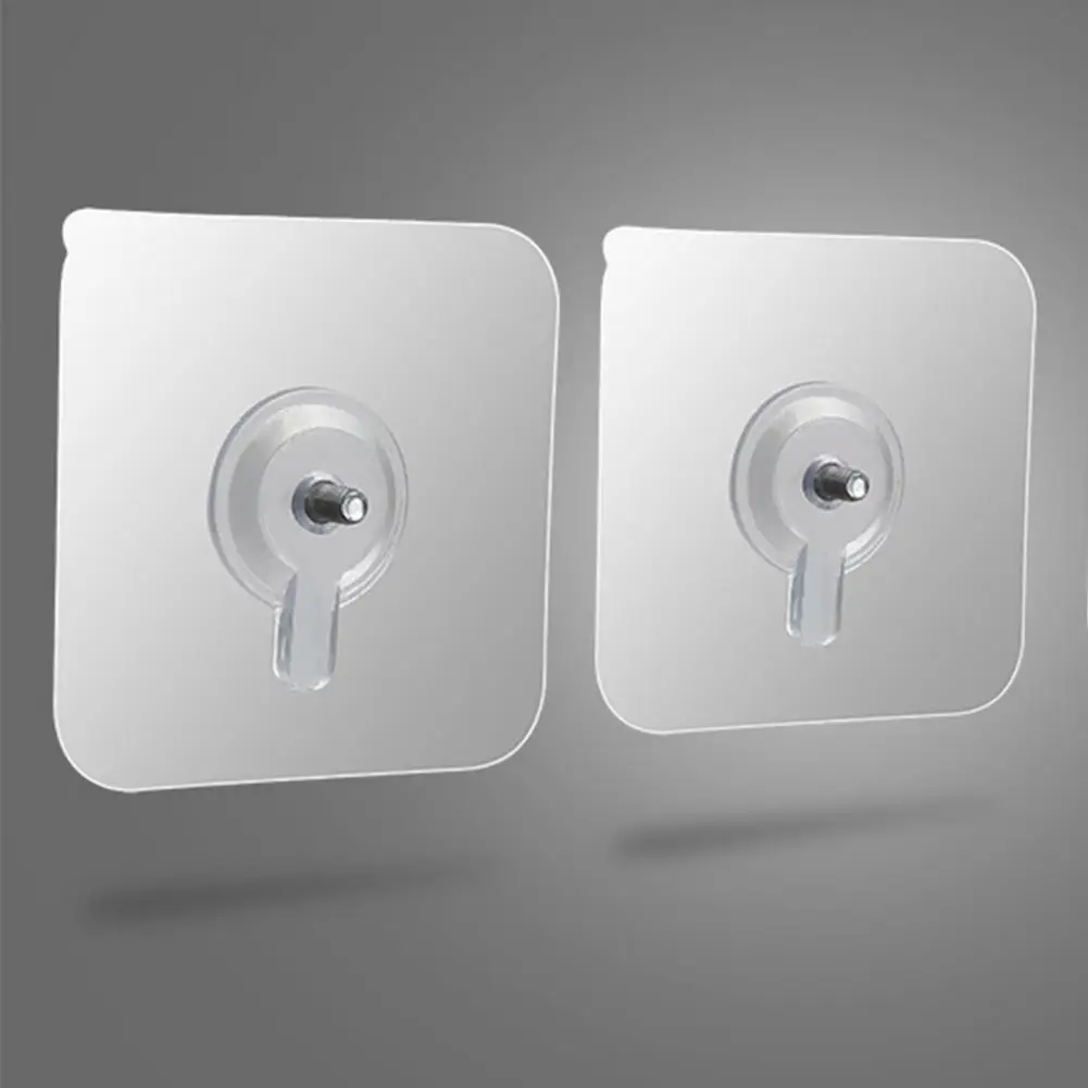

Practical Adhesive Hook Punch-free Lightweight Wall Storage Self-adhesive Screw Hook Convenient Organizer Hook Home Supplies