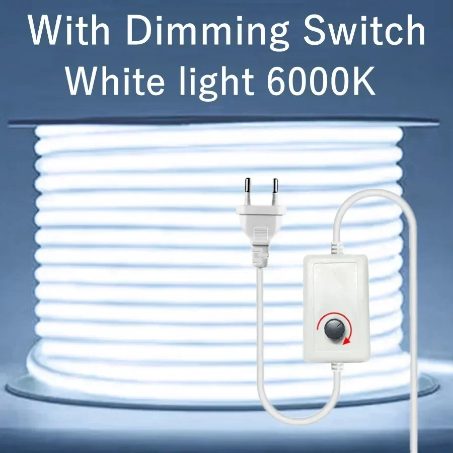 

LDHLM COB светодиодная лента 220В теплый белый