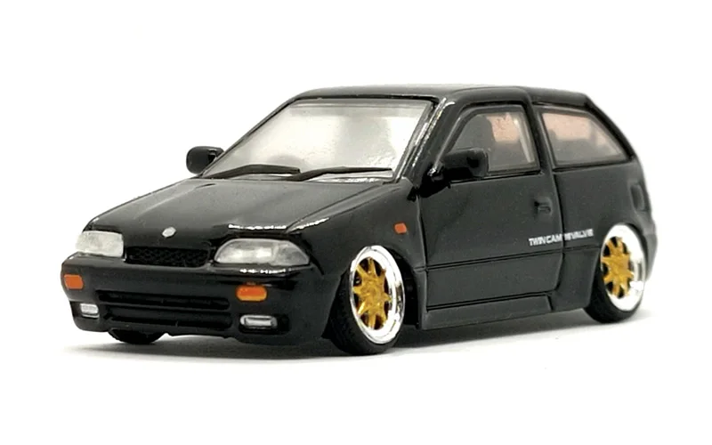 

BM Creations alloy car model 1:64 Suzuki Swift pepper 1989 to send eight-character wheels 1 set of collection ornaments gift