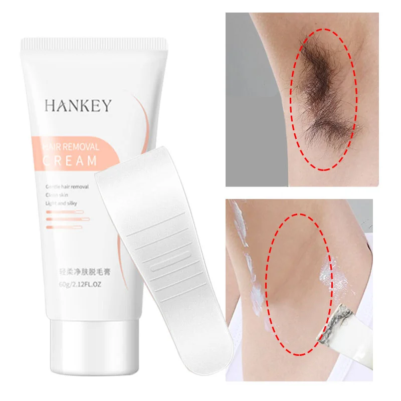 

Эффективный крем для быстрого удаления волос, ингибитор роста волос, крем для подмышек, частный бикини, питает, восстанавливает тело, 60 г