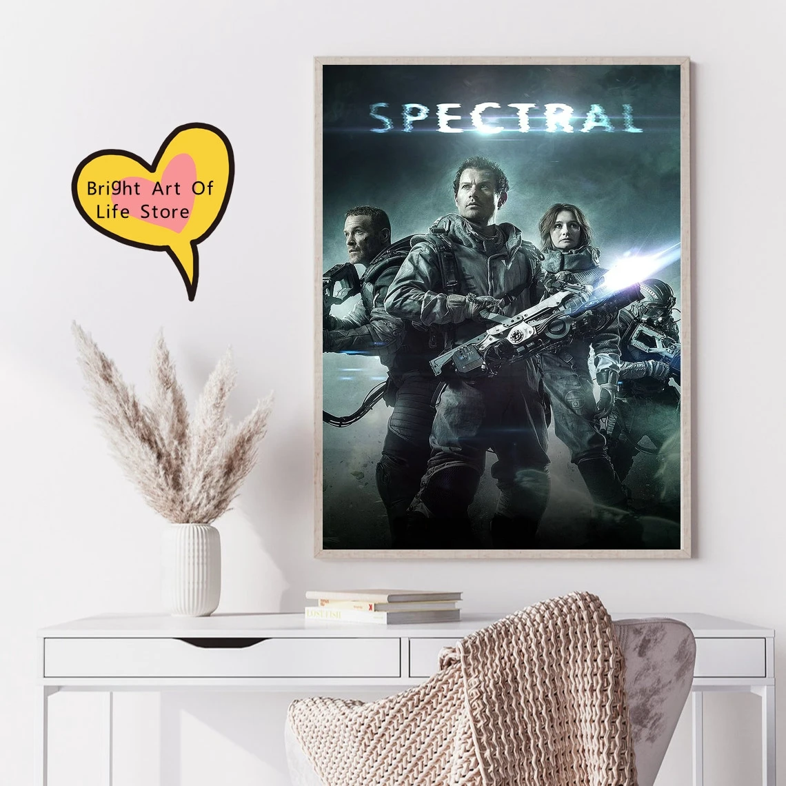 Спектральный (2016) фильм плакат Обложка фото печать холст настенное искусство