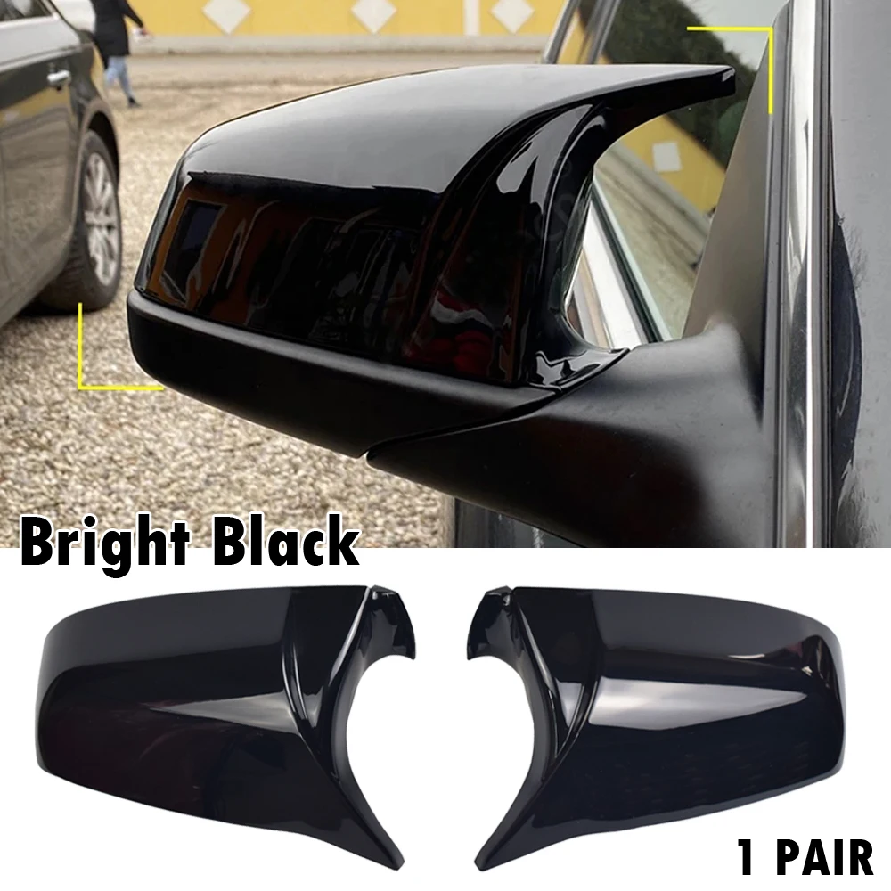 2 шт. черные запасные крышки для BMW 5 6 7 Series F01 F02 F03 F04 F06 F07 F10 F11 F12 F13