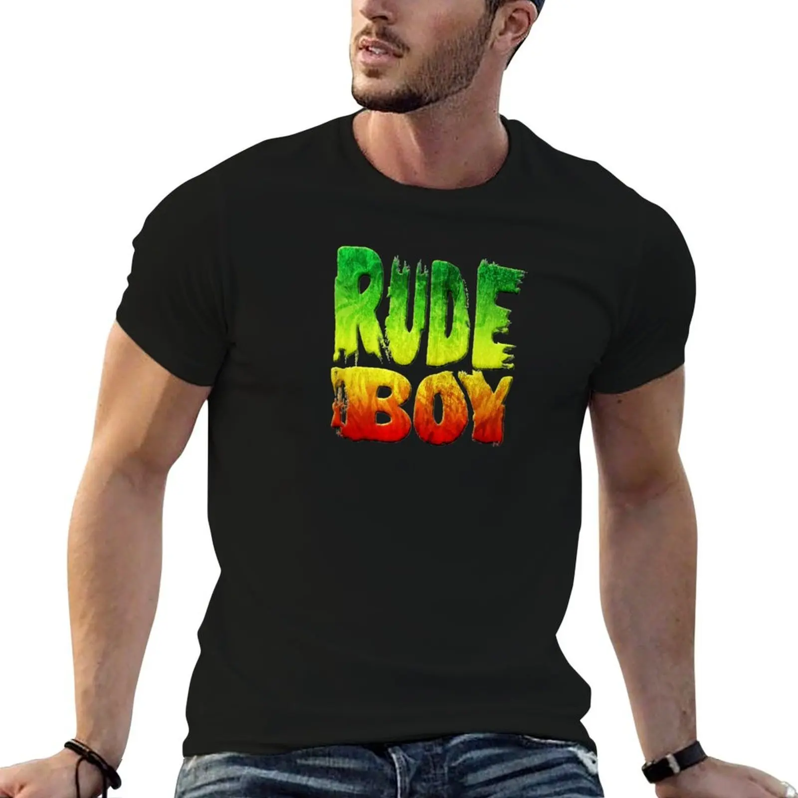 Фото Футболка Rude Boy, спортивная быстросохнущая футболка для мужчин №1