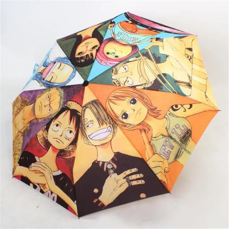 

HOT One Piece Animation Peripheral Umbrella Nami Monkey D. Luffy Roronoa Zoro Sanji Tony Tony Chopper Nico Robin Creative Gifts