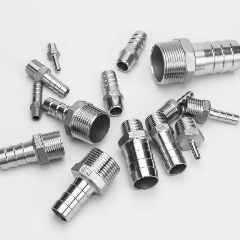 

Stainless Steel Male BSP1/8"1/2"1/4" 3/4"Connector 6mm to 25mm Tools Accessory Thread Pipe Fitting Barb Hose Tail