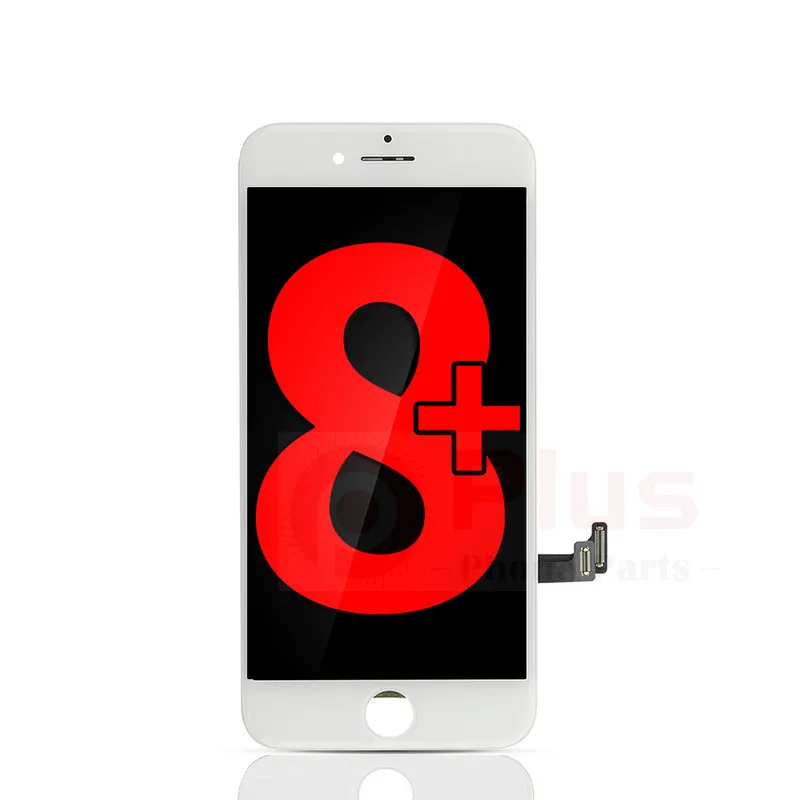 

LCD Display Touch Screen Assembly With Steel Plate Replacement For IPhone 8 Plus (Incell ) (White)