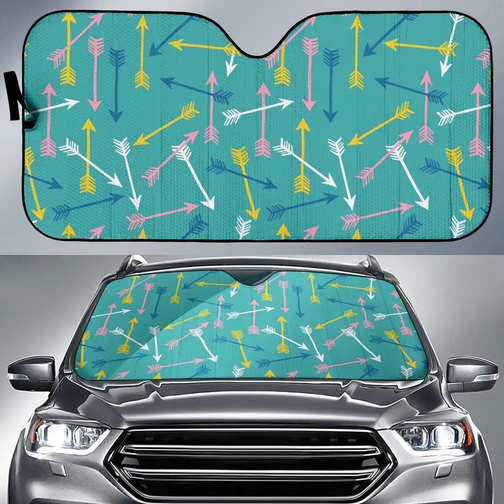 

Archery Pattern Print Auto Sun Shade Car Windshield Window Cover Sunshade