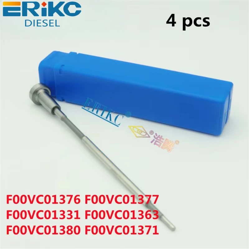 

ERIKC 4 шт. автоматический инжектор Common Rail клапан высокого давления F00VC01376 F00VC01377 F00VC01331 F00VC01363 F00VC01380 F00VC01371