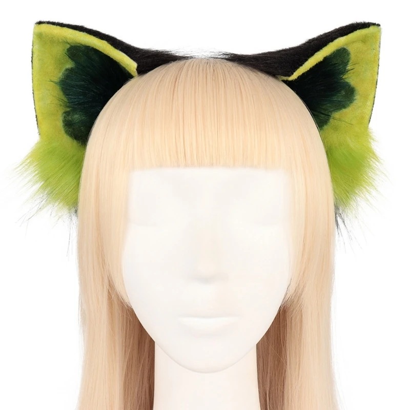 

Cosplay Plush Ear Shape Headband Woman Makeup Washing Face Headwear Supplies