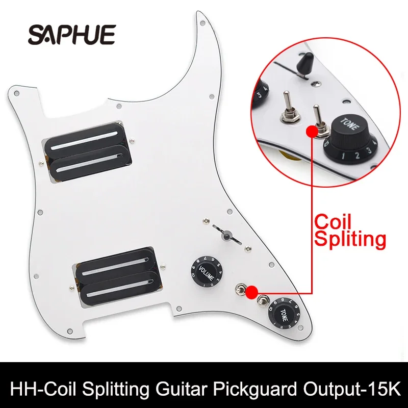 Накладка для электрогитары HH-Coil Splitting два лезвия высокий выход-15 К с двумя