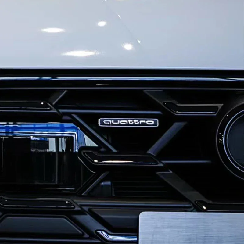 6 цветов металлический логотип Quattro передняя решетка эмблема наклейка наклейки
